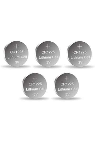 Yuma CR1225 Süper Lityum 3V 5’li Kart Düğme Pil