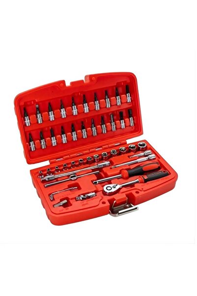 CETA FORM 1/4 Altı Köşe Lokma Anahtar Takımı 46 Parça