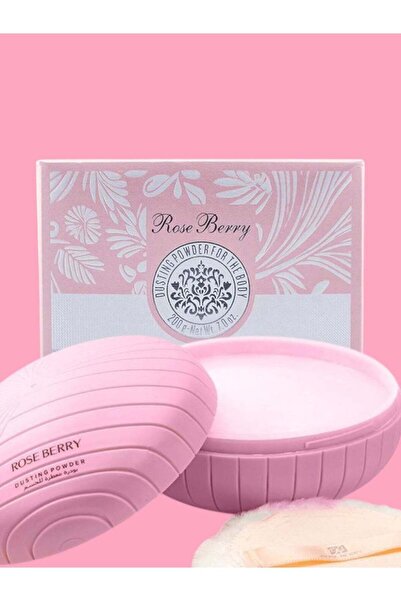 roseberry بودرة الجسم برائحة التوت الوردي - معطرة، تركيز عالي، لمعان إضافي