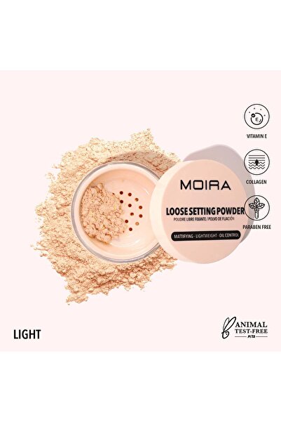 MOİRA بودرة تثبيت سائبة - فاتحة