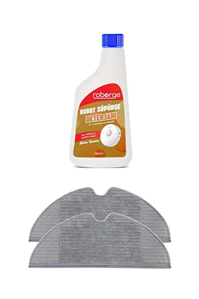 Roborge مكنسة كهربائية روبوتية من شاومي Vacuum Mop 1C مع قطعتين من قماش المسح...