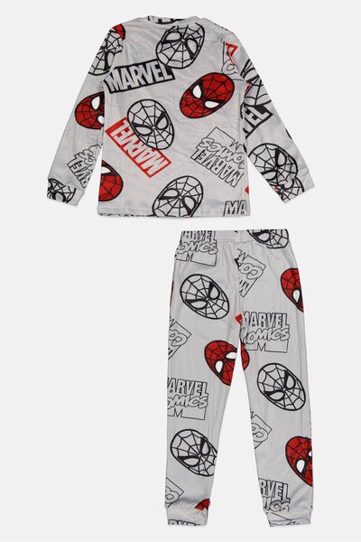 Marvel Kids Boy 2Pcs Graphic Print Top And Pyajama Sleepwear Set, Multicolor