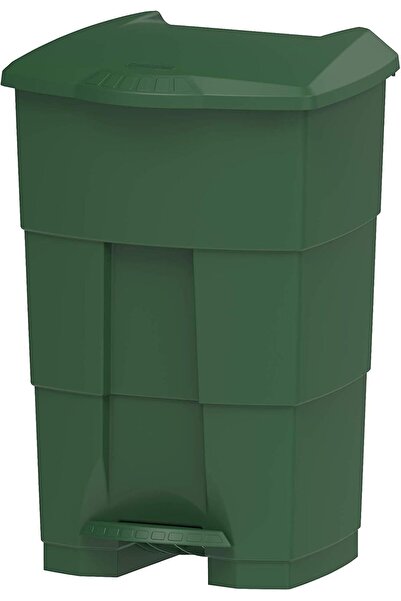 Cosmoplast سلة مهملات سعة 45 لترًا مع دواسة، لون أخضر هنتر