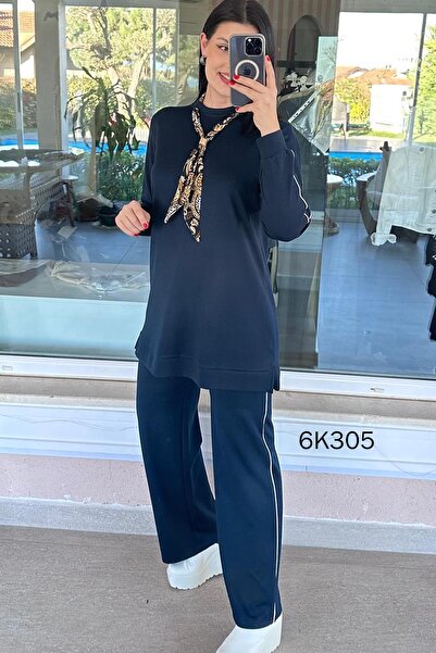 İnce Topuk Modal Set with Scarf 6K305