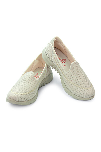 ihvan online Mesh Laceless Shoes, Lightweight and Comfortable Hajj Umrah Shoes - Beige