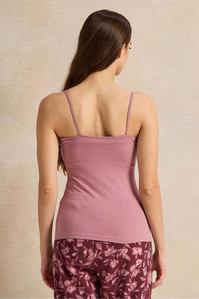 REDTAG Women Lilac Plain Strappy Vest