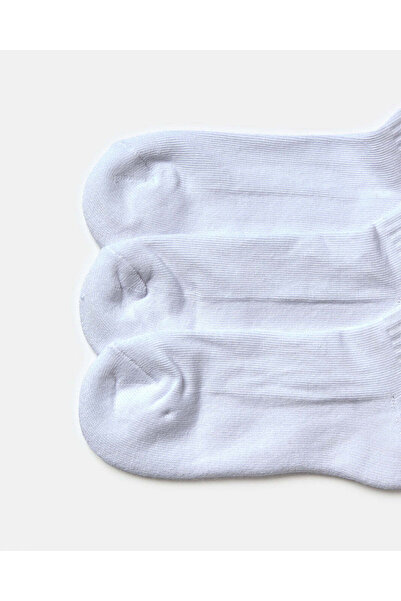 REDTAG Senior Boys White Mid Length Socks Set (3 Pairs)