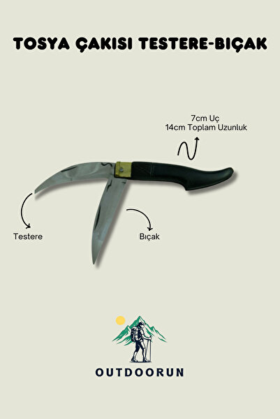 Akçora Tosya Çakısı Testere-Bıçak - 14 cm