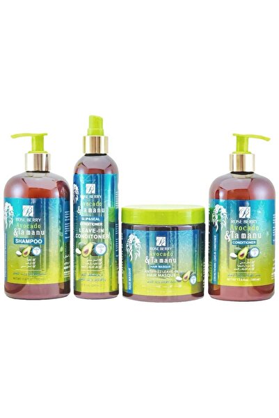 roseberry Rose Berry Avocado & Tamanu Shampoo - Conditioner - Hair Masque - Lip and Seal Conditioner