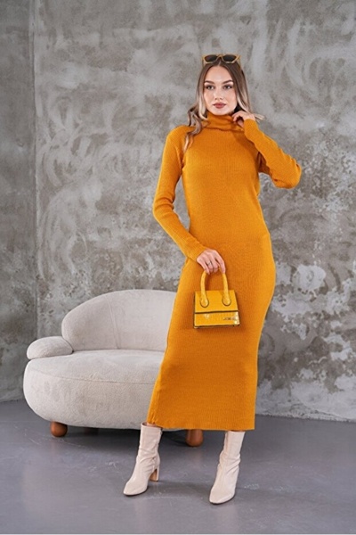 norvell Corded Knitwear Dress