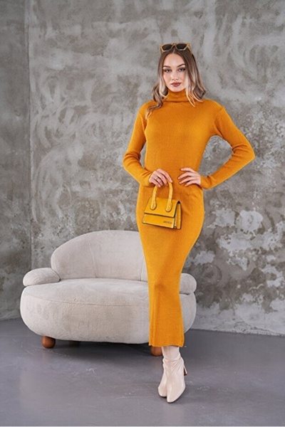 norvell Corded Knitwear Dress