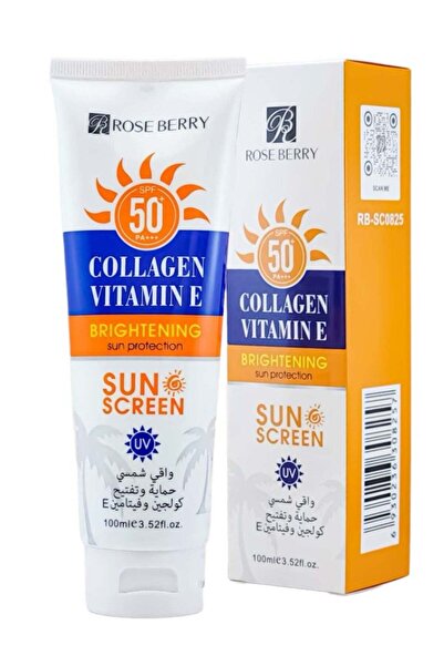 roseberry Rose Berry SPF 50 PA++++ Collagen Vitamin E Brightening Sun Protection 100ml