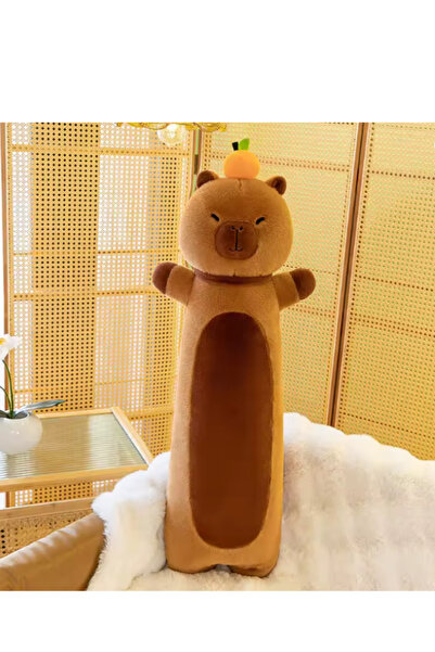 OEM Pluș Capybara cu Portocală – 50 cm, Ultra Soft, Umplutură PP Premium