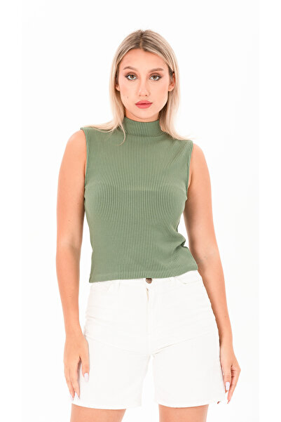 Kallisto 2 συσκευασίες ψηλός λαιμός Αμάνικα μπλουζάκια