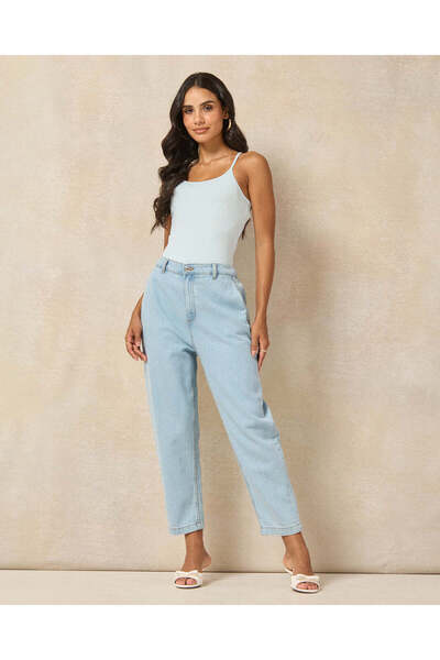 REDTAG Women Blue Plain Strappy Vest