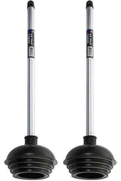NEİKO 60170A Toilet Plungers - Dual Pack, Patented All-Angle Design, Aluminum Handle