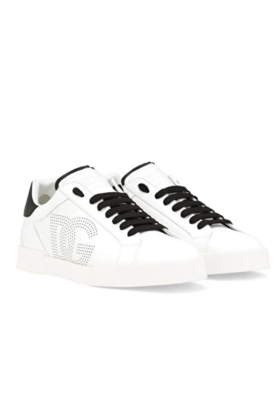 Dolce&Gabbana Dolce Gabbana Portofino Men's Sneaker Ck2277 Av066 89697 White/Black