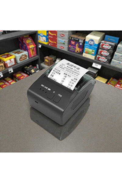 PROCART Mini portable printer, thermal printing width 58 mm, USB, Bluetooth 4.0, 203 dpi, Android/iOS