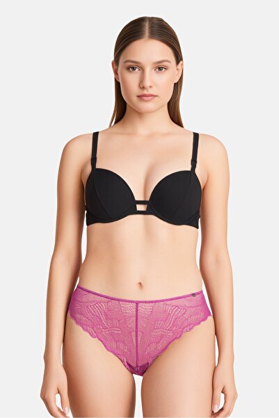 Calvin Klein سراويل داخلية نسائية أنيقة قابلة للارتداء، لون أرجواني