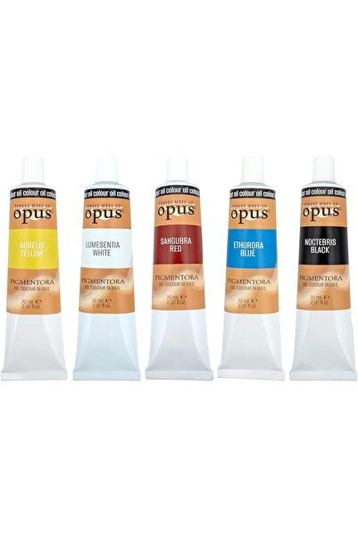 Genel Markalar Yağlı Boya 70ml 5 Renk Yağlı Boya Başlangıç Seti