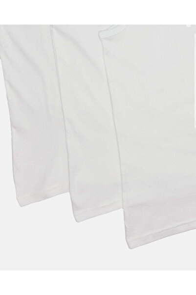 REDTAG Senior Boys White Basic Vest Set (Pack Of 3)