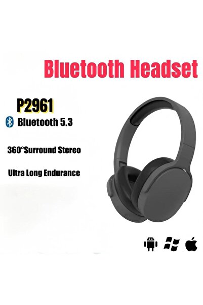 Generic Foldable Wireless Headphones Bluetooth 5.3 Earphone Stereo HIFI Headset Game Earbuds Mic