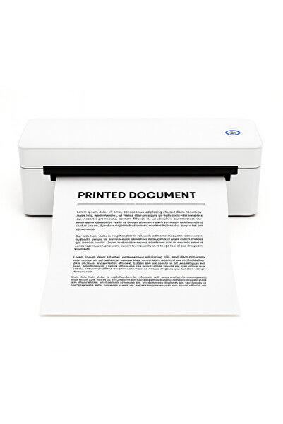 PROCART Portable thermal printer A4, USB, Bluetooth, 300 DPI, Windows, Android, iOS