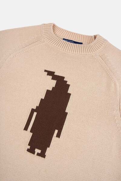 WWF Market Πουλόβερ Emperor Penguin Knitwear Crew Neck - Μπεζ