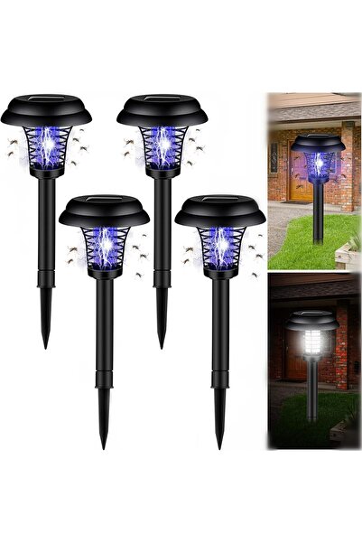 AZONEE جهاز صاعق الحشرات بالطاقة الشمسية، جهاز صاعق البعوض الخارجي المقاوم لل...