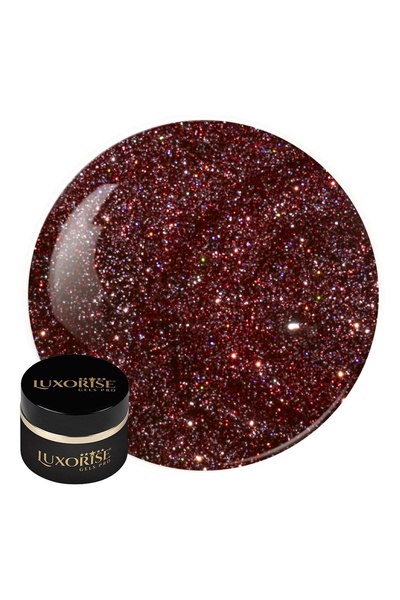 LUXORISE RevoFlex Disco Nail Extension UV Gel 15ml, Κόκκινο του Πάθους