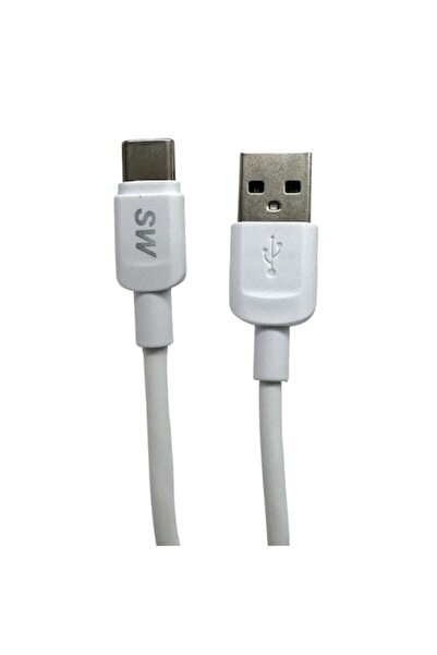 OEM USB to USB Type-C Data Cable 2.4A, Fast Charging, 2m, White