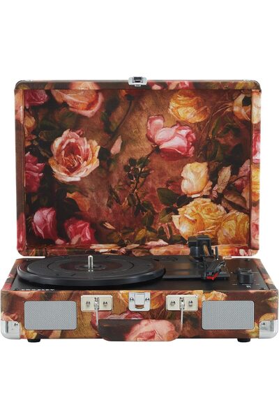 CROSLEY Cruiser Plus Portable Turntable with Bluetooth In/Out - Floral