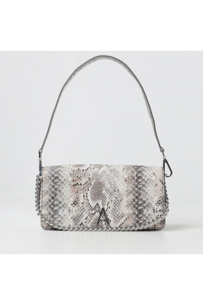 TWINSET Shoulder Bag with Snake Print