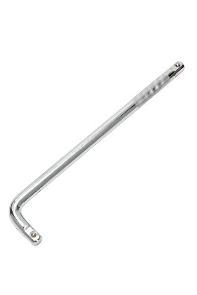 Lawazim L-Handle 14inch Silver - Heavy Duty Bent Socket Bar for Auto Repair