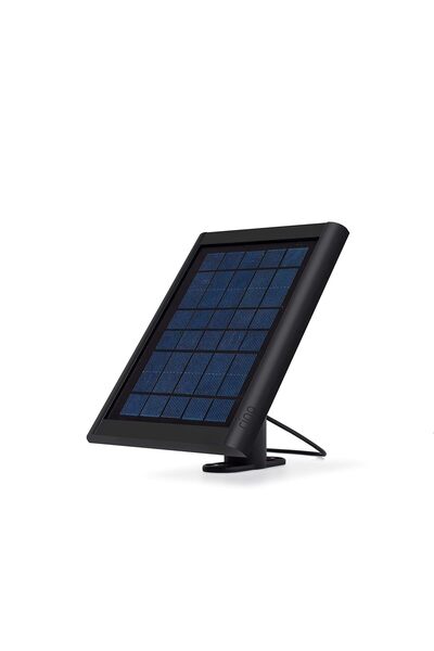 Ring Solar Panel, Black, compatible with Spotlight Battery and Stick Up Batte...