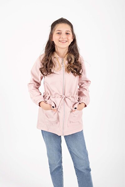 s.t. sebat tekstil Αδιάβροχο για κορίτσια με με κουκούλα τσέπες