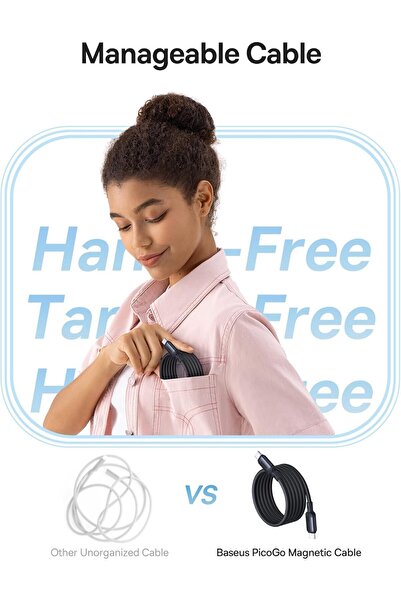 Baseus Picogo Magnetic Liquid Silicone Fast Charging Cable U