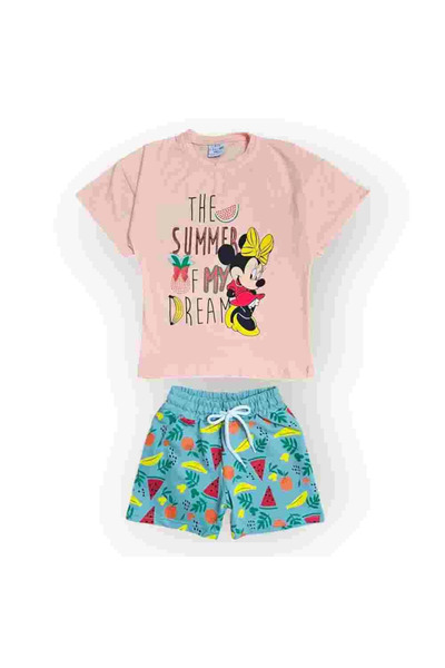 1way Summer pajamas with Minnie Mouse and fruit prints