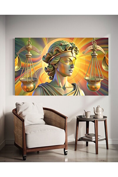 özkacar TABLOU PE PÂNZĂ V3 CU TEMATICĂ JUSTIȚIE, DECOR ACASĂ, CADOU, ORNAMENT...