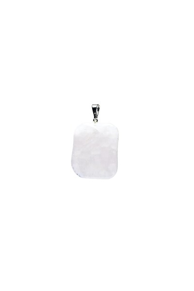 Mood Necklaces Rose quartz pendant -- ± 3cm