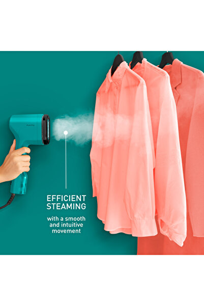 TEFAL Pure Pop DT2024E1 vertical steam iron, 1300 W, fast heat-up 15 seconds, green