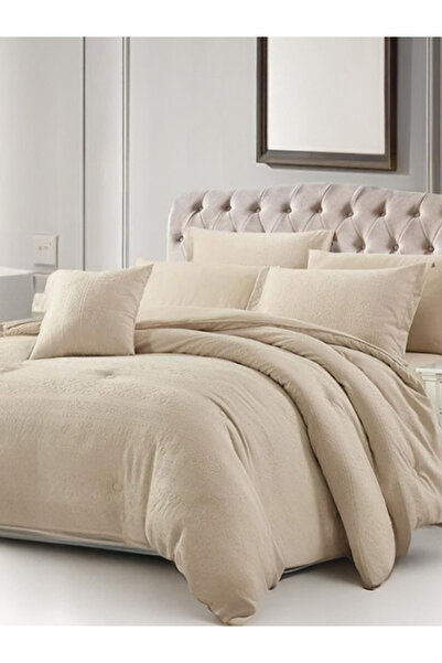 Melen مفرش صيفي مزدوج جاكار 7 قطع - امالثيا -