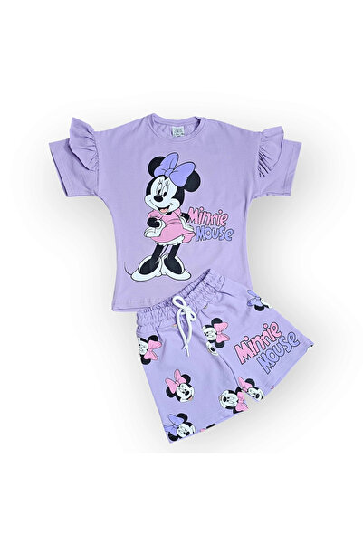 1way Girls' Minnie Mouse pajama shorts