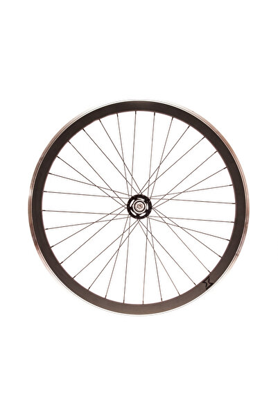 NOVATEC Roată spate cu angrenaj fix din aluminiu negru