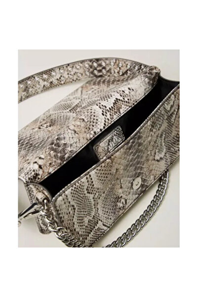 TWINSET Shoulder Bag with Snake Print