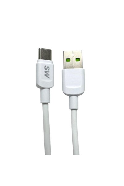 Soleil World USB to USB Type-C data cable, 2.4A, Fast Charging, 3m, white -