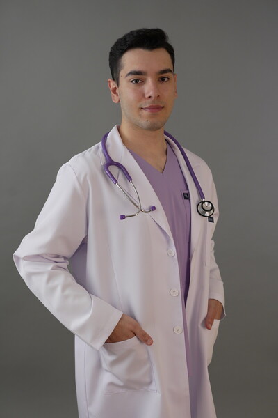 Qule Üniforma Erkek Beyaz Doktor Hemşire Eczacı Öğretmen Önlüğü – Klasik Ceke...