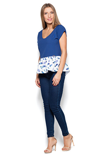 Figl Bluză K431 Bleumarin S