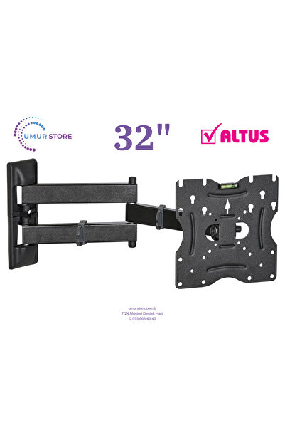 Altus AL32 6023 32 inç / 22”- 49” Lcd Led Televizyon Monitör Hareketli Duvar ...