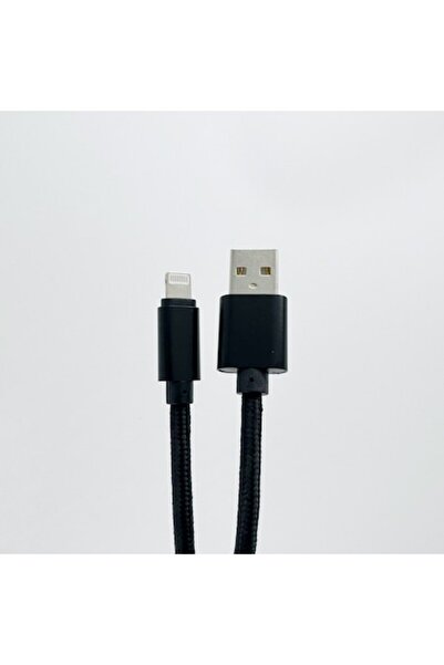 OEM USB-A to Lightning Fast Charging & Data Cable, 2.4A, 3m, Black, Braided